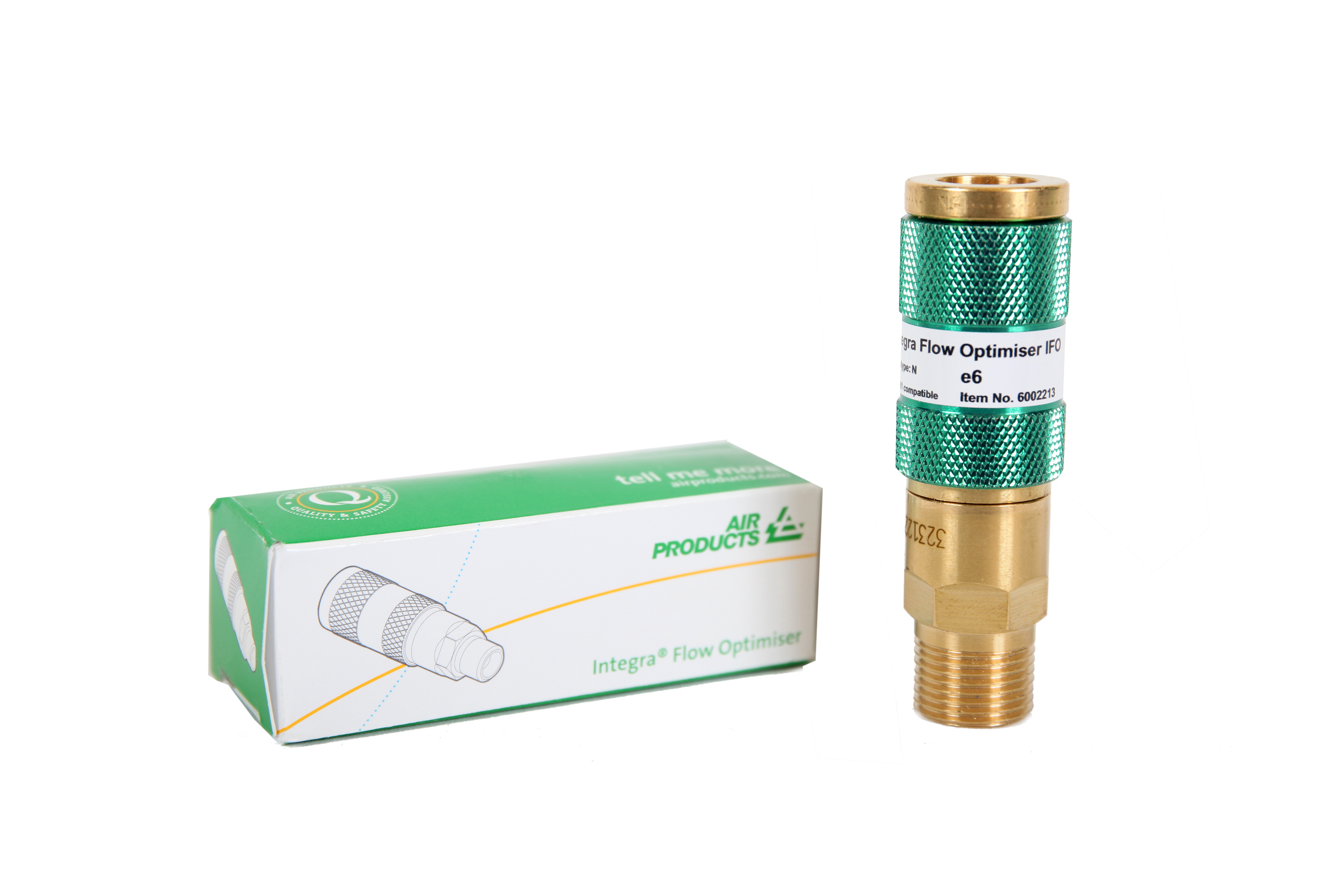 6 l/min Integra® flow optimiser 3/8"- Integra®  e2 cylinder